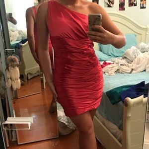 Pink evening dress, worn once for a wedding.